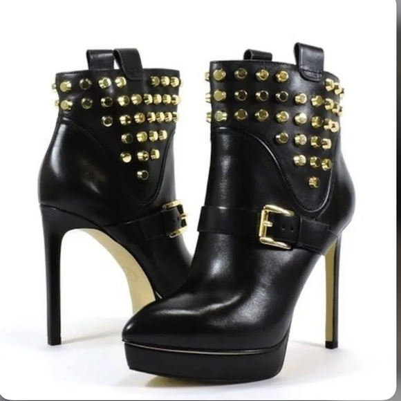 MICHAEL Michael Kors Bryn Studded Platform Bootie - Picture 1 of 16